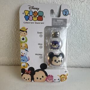 JAKKS Pacific Disney Tsum Tsum Series 2 Sven Hiro Mickey Fig Pack 2016